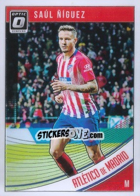 Sticker Saul Niguez - Donruss Soccer 2018-2019 n. O-47 - Panini