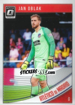 Sticker Jan Oblak - Donruss Soccer 2018-2019 n. O-50 - Panini