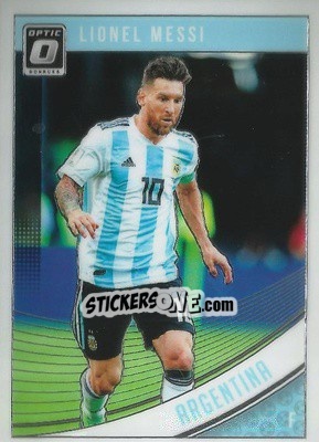 Sticker Lionel Messi - Donruss Soccer 2018-2019 n. O-88 - Panini