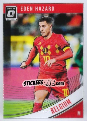 Sticker Eden Hazard - Donruss Soccer 2018-2019 n. O-100 - Panini