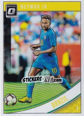 Sticker Neymar Jr - Donruss Soccer 2018-2019 n. O-104 - Panini