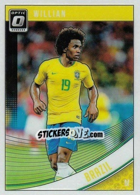 Sticker Willian - Donruss Soccer 2018-2019 n. O-107 - Panini