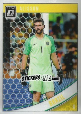 Sticker Alisson - Donruss Soccer 2018-2019 n. O-110 - Panini
