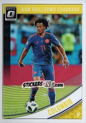 Sticker Juan Guillermo Cuadrado - Donruss Soccer 2018-2019 n. O-112 - Panini