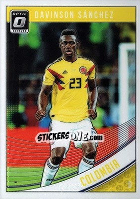 Sticker Davinson Sanchez - Donruss Soccer 2018-2019 n. O-113 - Panini