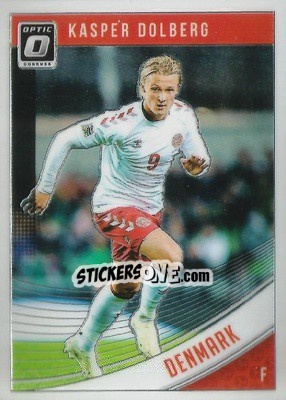 Sticker Kasper Dolberg - Donruss Soccer 2018-2019 n. O-119 - Panini