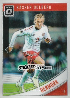 Sticker Kasper Dolberg - Donruss Soccer 2018-2019 - Panini