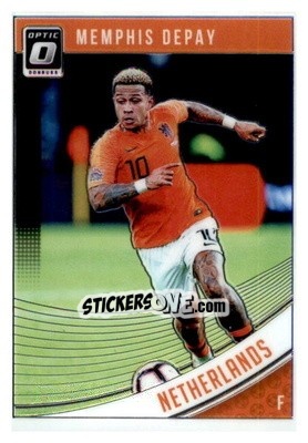 Sticker Memphis Depay - Donruss Soccer 2018-2019 n. O-154 - Panini