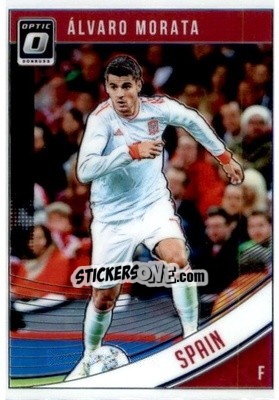 Sticker Alvaro Morata - Donruss Soccer 2018-2019 n. O-162 - Panini
