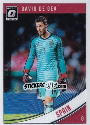 Sticker David de Gea - Donruss Soccer 2018-2019 n. O-168 - Panini