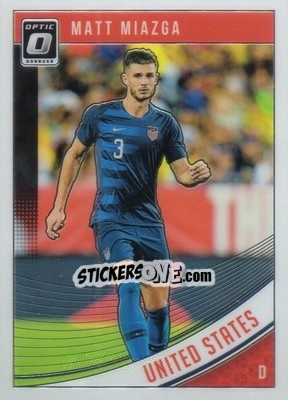 Sticker Matt Miazga - Donruss Soccer 2018-2019 - Panini