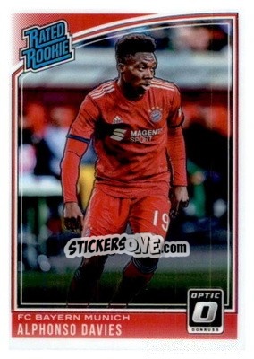Sticker Alphonso Davies - Donruss Soccer 2018-2019 n. O-176 - Panini