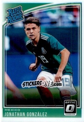 Figurina Jonathan Gonzalez - Donruss Soccer 2018-2019 - Panini