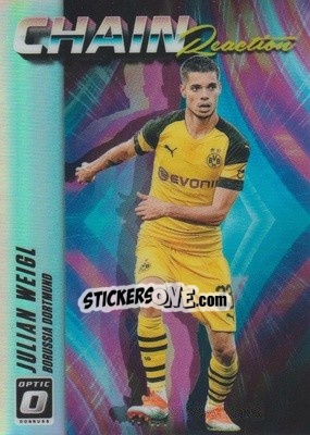 Sticker Julian Weigl - Donruss Soccer 2018-2019 n. CR-8 - Panini