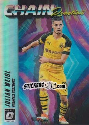 Sticker Julian Weigl - Donruss Soccer 2018-2019 - Panini