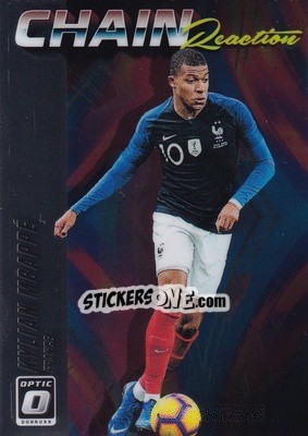 Sticker Kylian Mbappe - Donruss Soccer 2018-2019 n. CR-20 - Panini