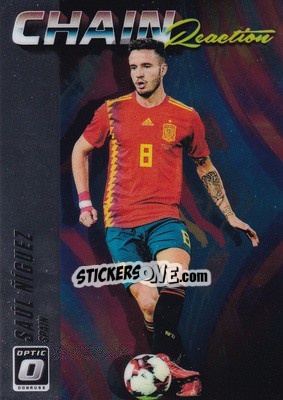 Sticker Saul Niguez - Donruss Soccer 2018-2019 n. CR-24 - Panini