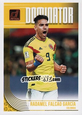 Sticker Radamel Falcao Garcia - Donruss Soccer 2018-2019 n. D-4 - Panini