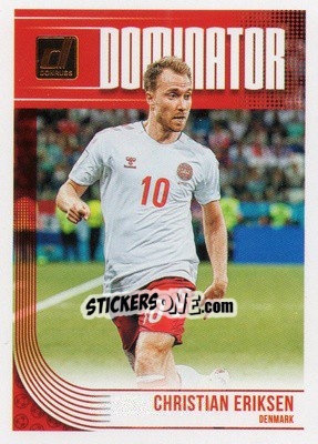 Sticker Christian Eriksen - Donruss Soccer 2018-2019 n. D-6 - Panini