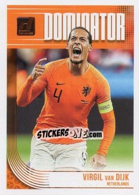 Sticker Virgil van Dijk - Donruss Soccer 2018-2019 n. D-12 - Panini