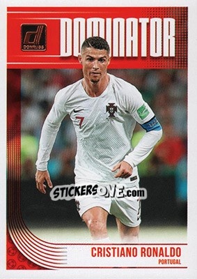 Sticker Cristiano Ronaldo - Donruss Soccer 2018-2019 n. D-13 - Panini