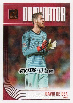Sticker David de Gea - Donruss Soccer 2018-2019 n. D-14 - Panini
