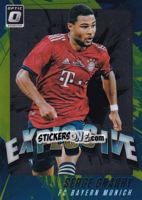 Sticker Serge Gnabry - Donruss Soccer 2018-2019 n. E-2 - Panini