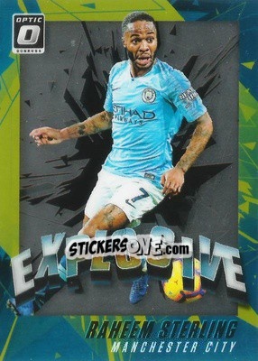 Sticker Raheem Sterling - Donruss Soccer 2018-2019 n. E-5 - Panini