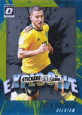 Sticker Eden Hazard - Donruss Soccer 2018-2019 n. E-11 - Panini