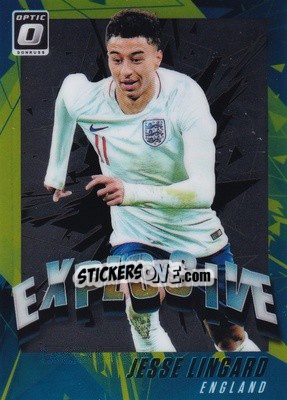 Sticker Jesse Lingard - Donruss Soccer 2018-2019 n. E-14 - Panini