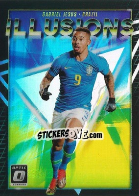 Sticker Gabriel Jesus - Donruss Soccer 2018-2019 n. I-7 - Panini