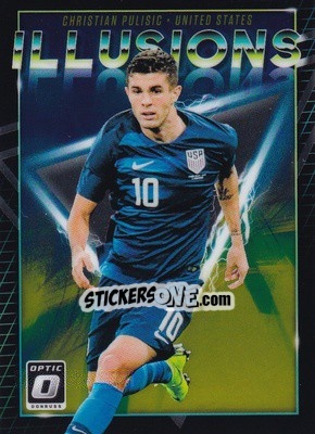 Sticker Christian Pulisic - Donruss Soccer 2018-2019 - Panini