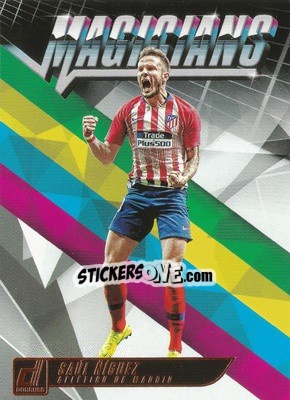 Sticker Saul Niguez - Donruss Soccer 2018-2019 - Panini