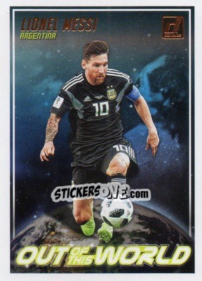 Sticker Lionel Messi - Donruss Soccer 2018-2019 n. OW-6 - Panini