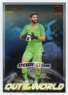 Sticker Alisson - Donruss Soccer 2018-2019 n. OW-8 - Panini