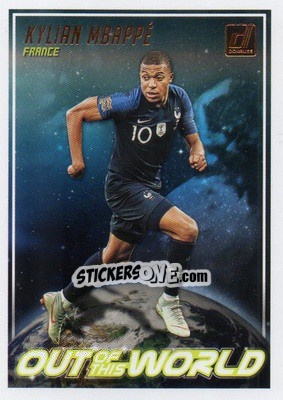 Sticker Kylian Mbappe - Donruss Soccer 2018-2019 n. OW-9 - Panini