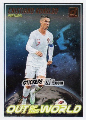 Sticker Cristiano Ronaldo - Donruss Soccer 2018-2019 n. OW-10 - Panini