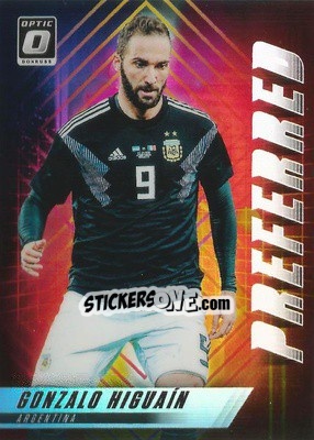Sticker Gonzalo Higuain - Donruss Soccer 2018-2019 n. P-11 - Panini