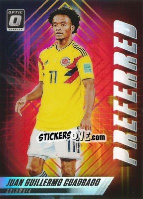 Sticker Juan Guillermo Cuadrado - Donruss Soccer 2018-2019 n. P-14 - Panini