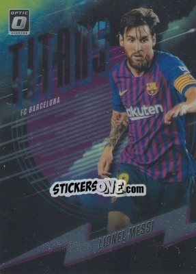 Sticker Lionel Messi - Donruss Soccer 2018-2019 n. T-1 - Panini
