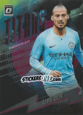 Sticker David Silva - Donruss Soccer 2018-2019 n. T-6 - Panini