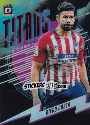 Sticker Diego Costa - Donruss Soccer 2018-2019 n. T-7 - Panini