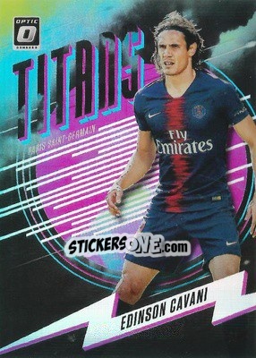 Sticker Edinson Cavani - Donruss Soccer 2018-2019 n. T-8 - Panini