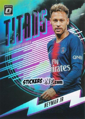 Sticker Neymar Jr - Donruss Soccer 2018-2019 n. T-9 - Panini