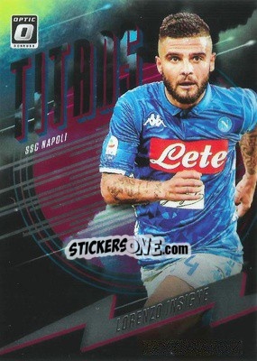Sticker Lorenzo Insigne - Donruss Soccer 2018-2019 n. T-12 - Panini