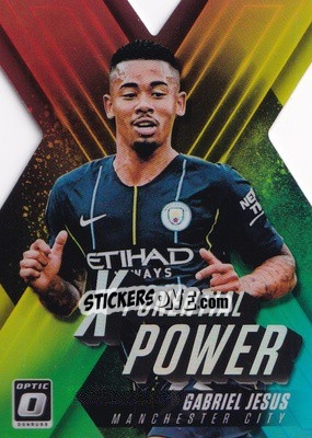 Sticker Gabriel Jesus - Donruss Soccer 2018-2019 n. X-3 - Panini