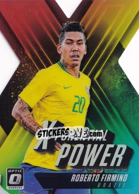 Sticker Roberto Firmino - Donruss Soccer 2018-2019 n. X-7 - Panini