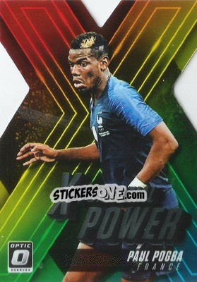 Sticker Paul Pogba - Donruss Soccer 2018-2019 n. X-8 - Panini