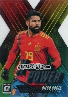 Sticker Diego Costa - Donruss Soccer 2018-2019 n. X-10 - Panini