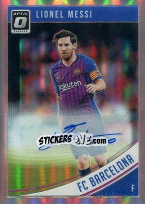 Sticker Lionel Messi - Donruss Soccer 2018-2019 n. OA-1 - Panini